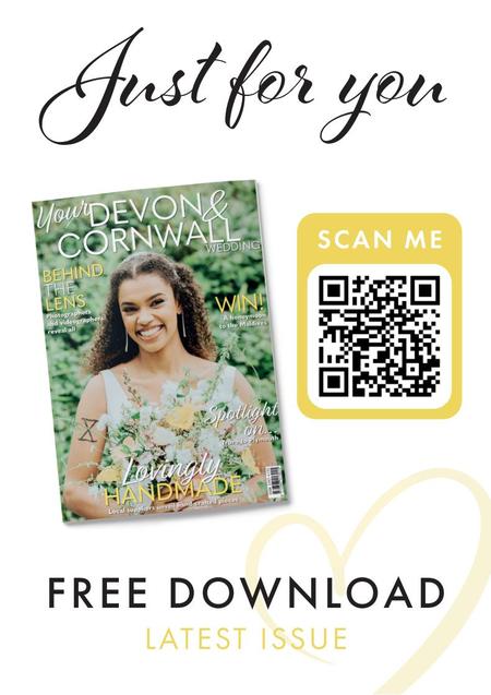 View a flyer to promote Your Devon and Cornwall Wedding magazine