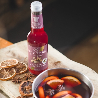 Enjoy the new Mulled Winter Warmer from Luscombe Drinks this New Year's Eve