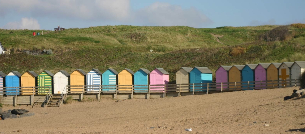 A beach in Bude Cornwall